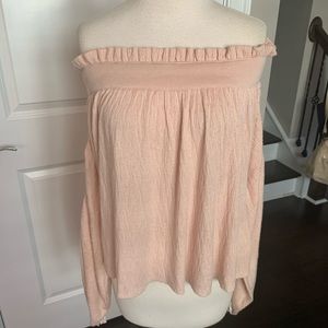 Free People Peach Sweater